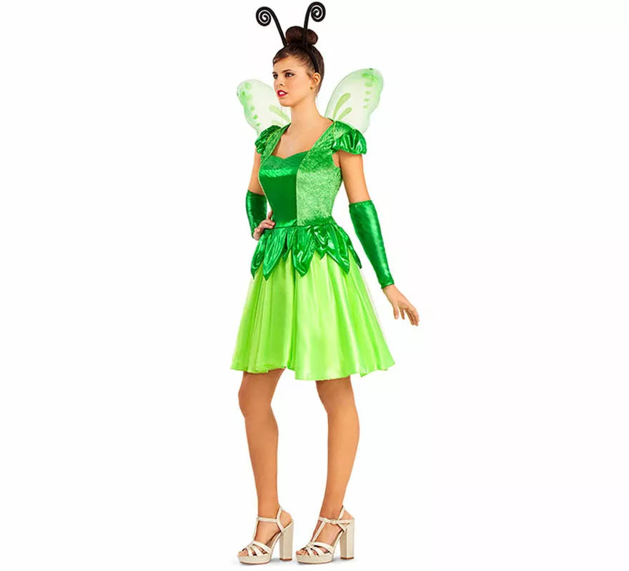 Disfraz de Hada Verde para mujer