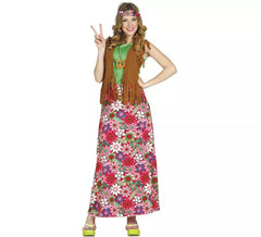 Costume hippy felice per una donna