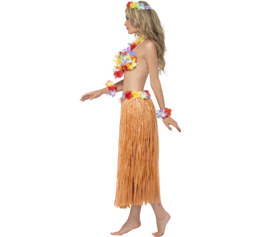 Translation missing: it.Disfraz de Hawaiana Naranja