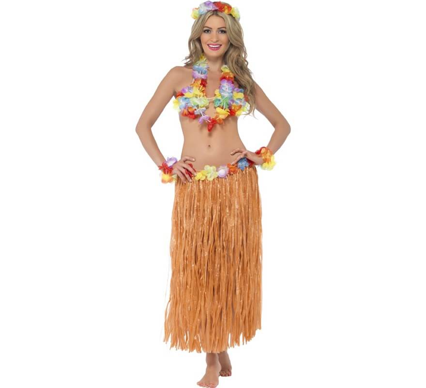 Translation missing: it.Disfraz de Hawaiana Naranja