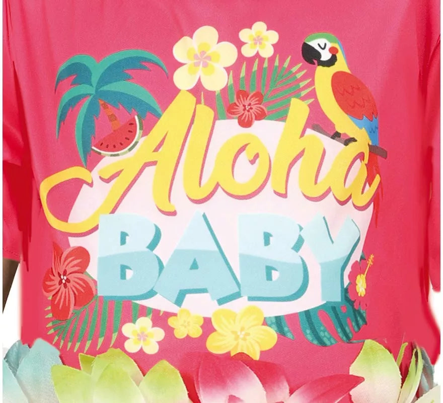 Translation missing: es.Disfraz de Hawaiana Tropical para niña y bebé