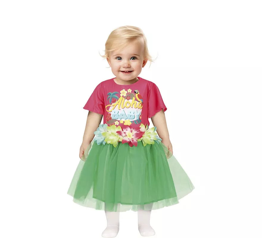 Translation missing: es.Disfraz de Hawaiana Tropical para niña y bebé