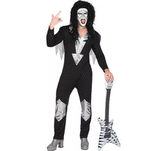 Costume da famoso rock star heavy metal da uomo