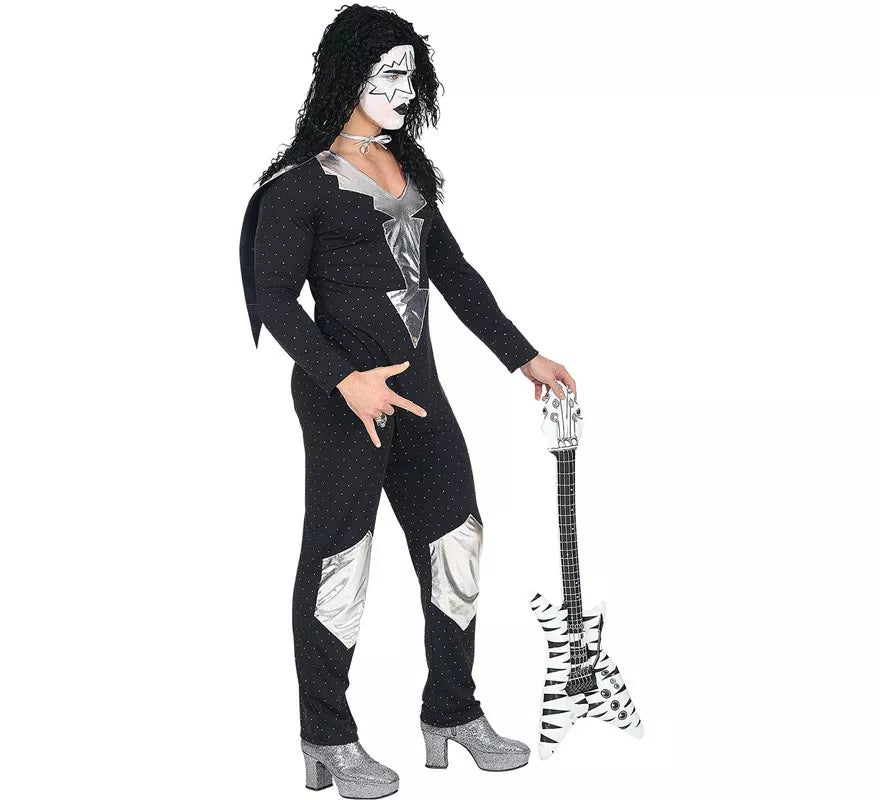 Translation missing: it.Disfraz de Heavy Metal Estrella de Rock famosa para hombre