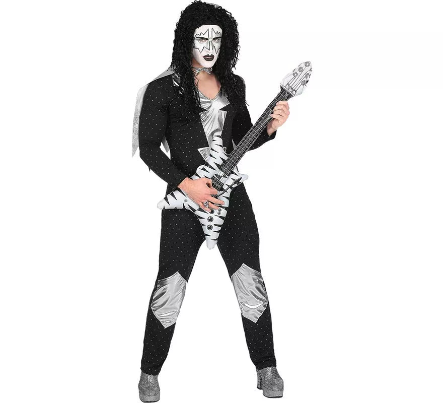 Disfraz de Heavy Metal Estrella de Rock famosa para hombre