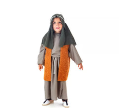 Costume da ebraico o San Giuseppe con la pelle di pecora per bambini