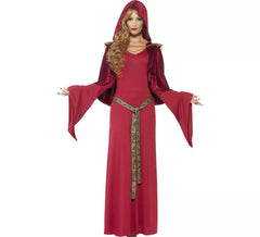 Disfraz de Hechicera roja para mujer