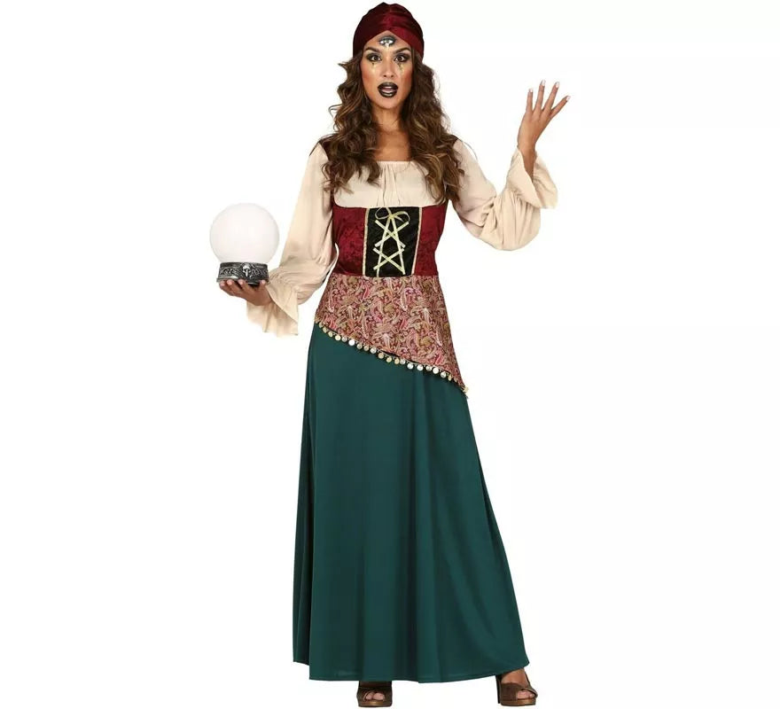Translation missing: es.Disfraz de Hechicera Zíngara Medium para mujer
