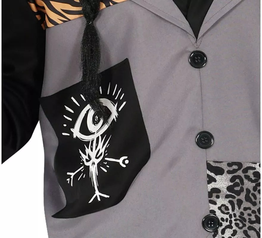 Translation missing: es.Disfraz de Hechicero Vudú Calavera para hombre