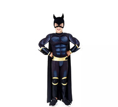 Costume da eroe pipistrello con maschera per bambino