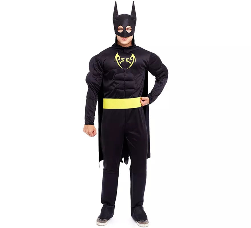 Translation missing: es.Disfraz de Héroe Murciélago negro para hombre