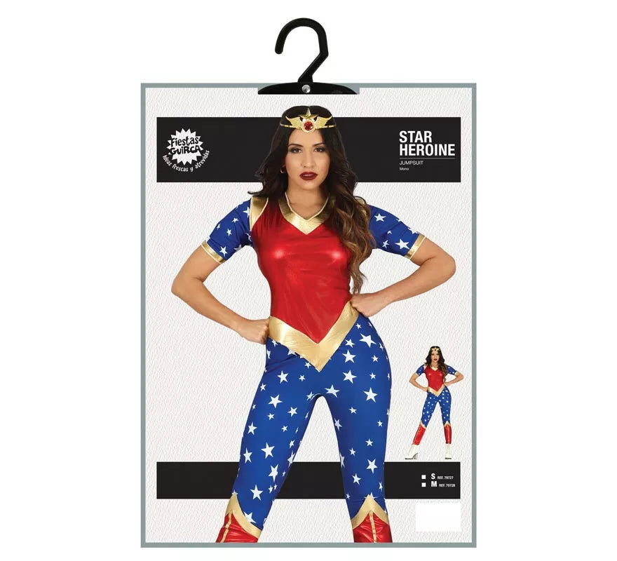 Translation missing: es.Disfraz de Heroína Estrellada para mujer