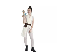Costume da eroina galattica bianca per adolescenti