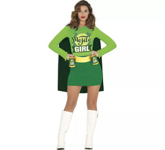 Costume da eroina Mojito con mantello per donna