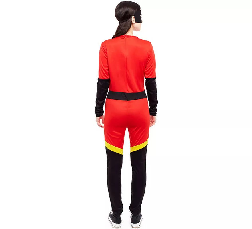 Disfraz de Heroína Party rojo para mujer