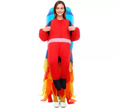 Costume da razzo gonfiabile per adulto