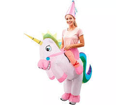 Costume gonfiabile da unicorno per donna
