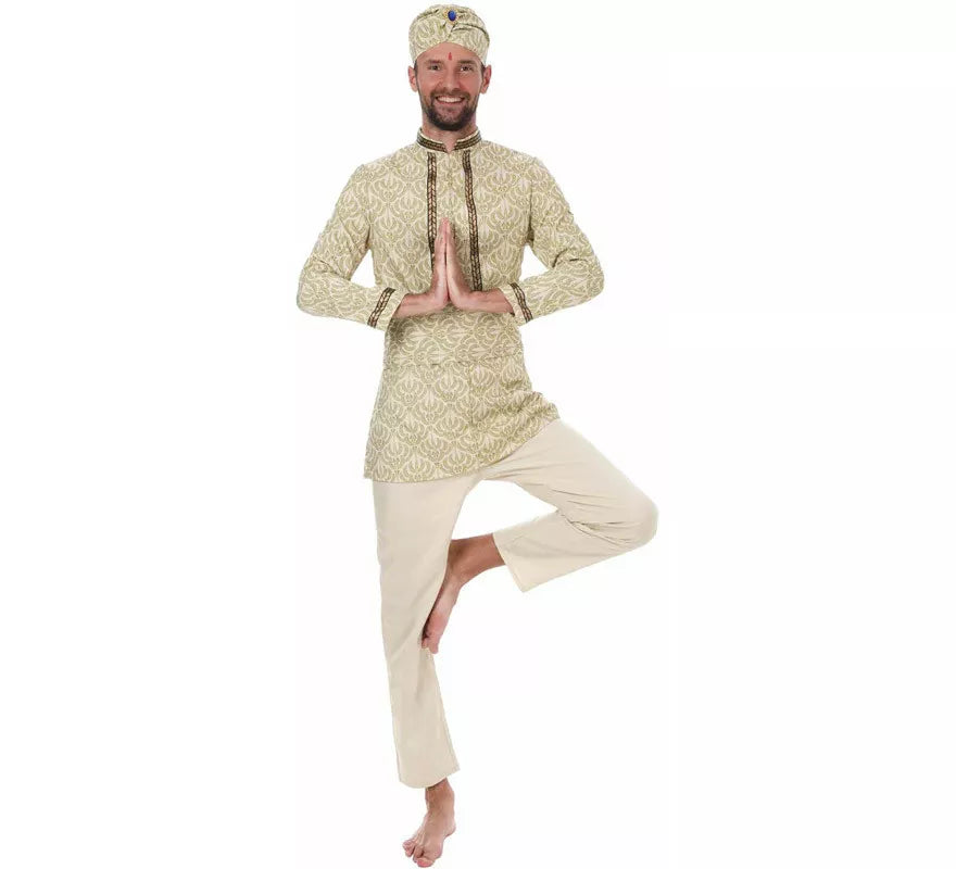 Translation missing: it.Disfraz de Hindú Bollywood con Turbante para hombre