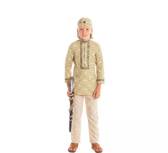 Costume da indiano Bollywood con turbante per bambino