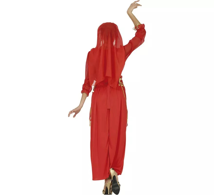 Translation missing: it.Disfraz de Hindú Rojo para mujer