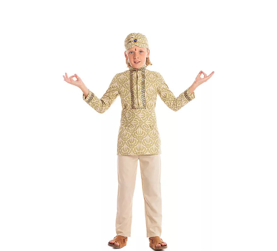 Translation missing: it.Disfraz de Hindú Bollywood con Turbante para niño