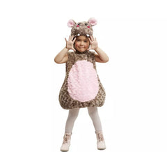 Costume da Ippopotamo peluche per bambina
