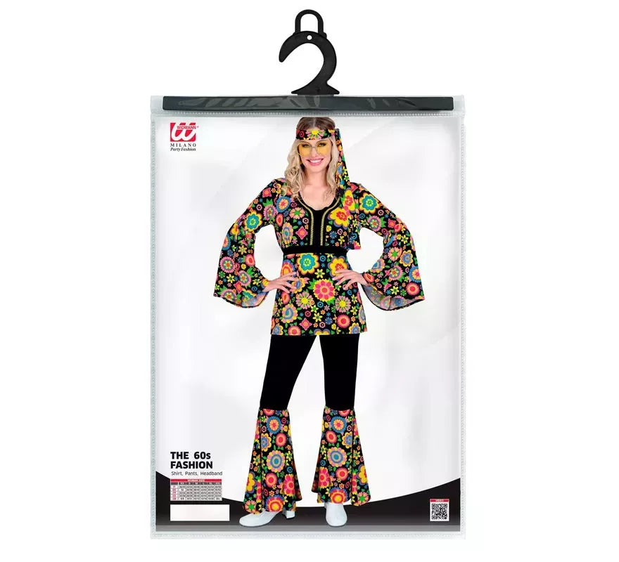 Translation missing: es.Disfraz de Hippie años 60 Flores y Mandalas para mujer
