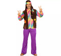 Disfraz de Hippie Arcoíris para hombre