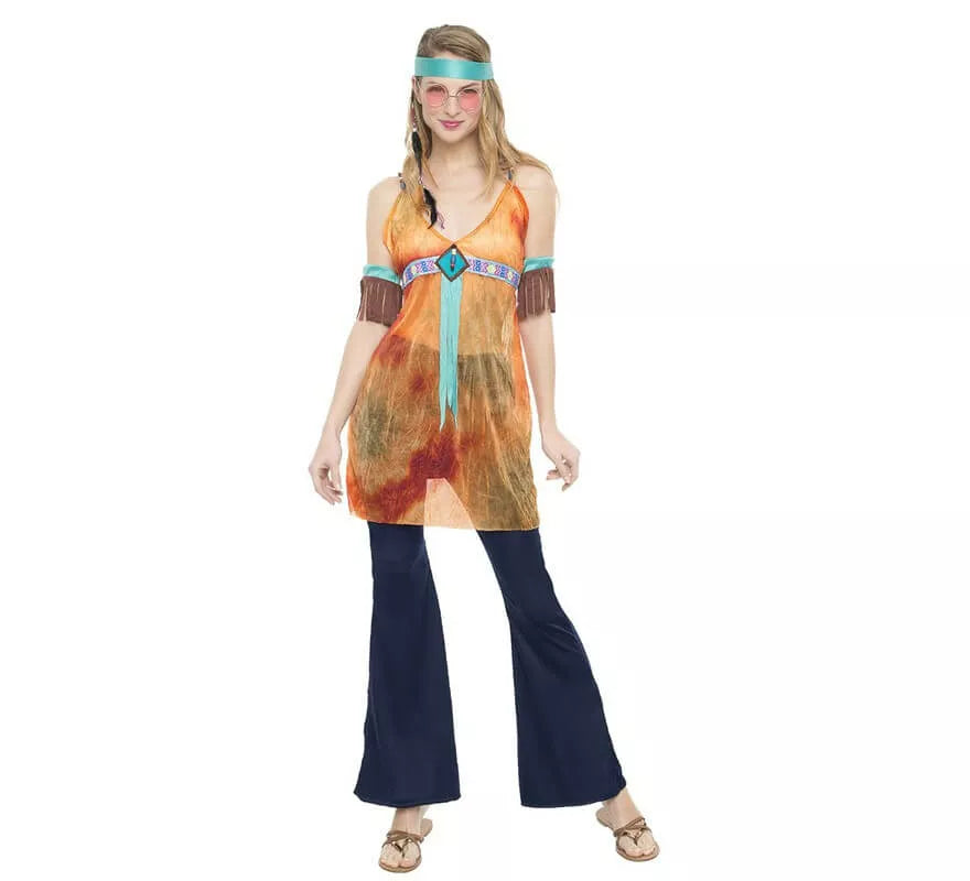Translation missing: it.Disfraz de Hippie California para mujer