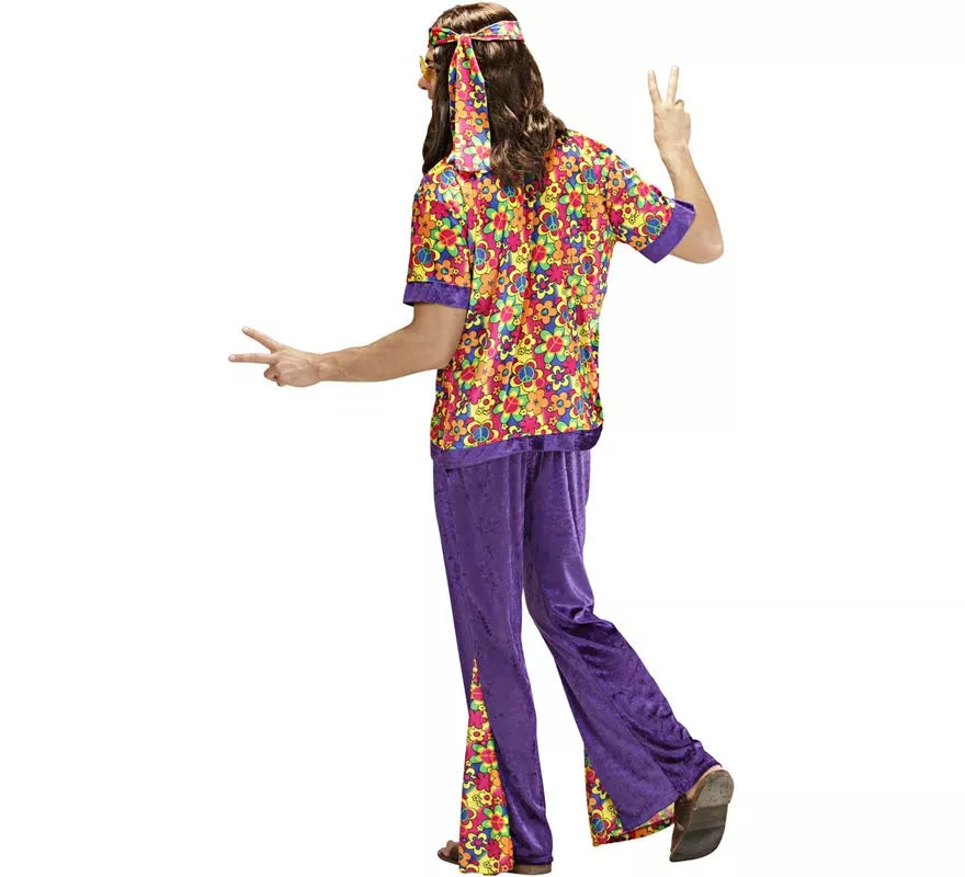 Translation missing: it.Disfraz de Hippie Campana de terciopelo para hombre