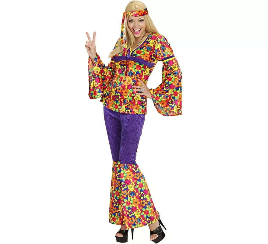 Translation missing: es.Disfraz de Hippie Campana de terciopelo para mujer