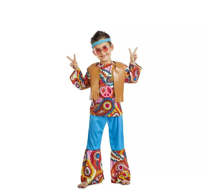 Translation missing: it.Disfraz de Hippie Chaleco para niño