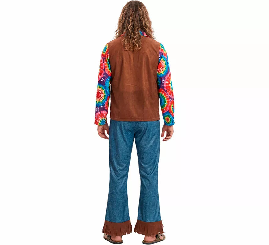 Translation missing: it.Disfraz de Hippie con Chaleco para hombre