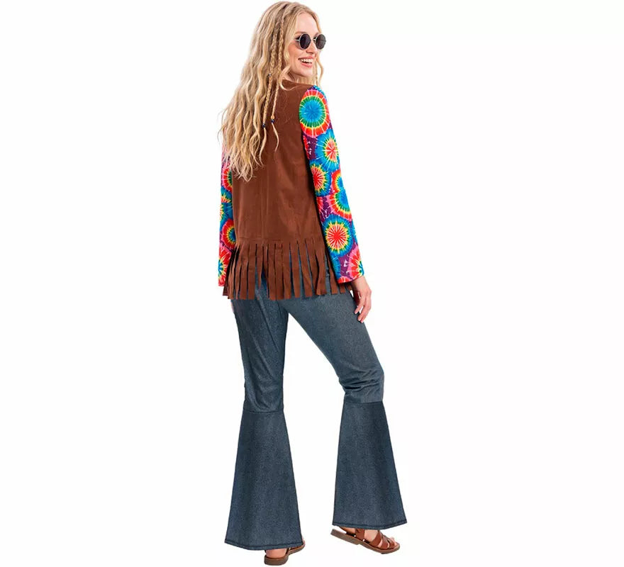 Translation missing: it.Disfraz de Hippie con Chaleco para mujer