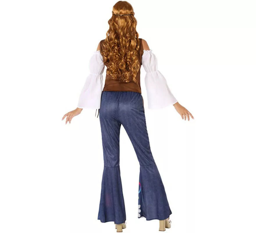 Translation missing: it.Disfraz de Hippie con Chaleco para mujer