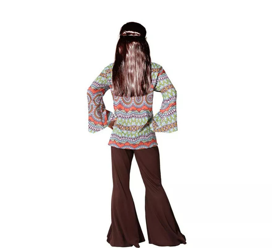 Translation missing: it.Disfraz de Hippie con Estampado para niño