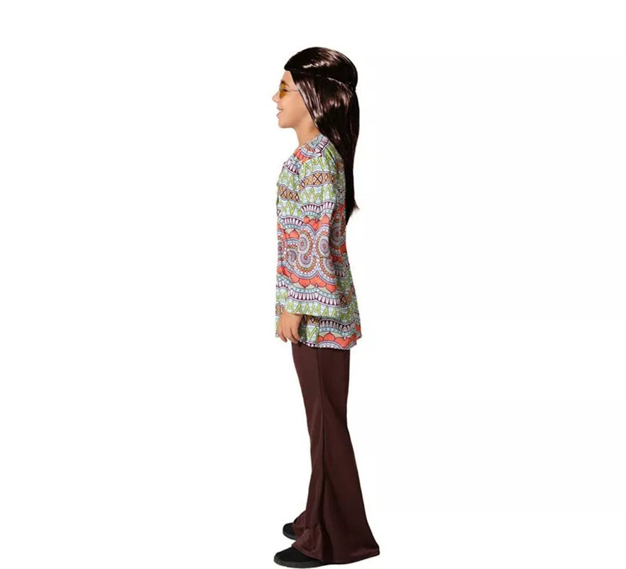 Translation missing: es.Disfraz de Hippie con Estampado para niño