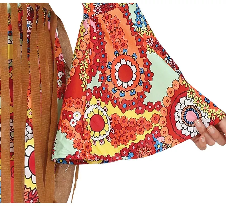 Translation missing: it.Disfraz de Hippie con vestido corto para mujer