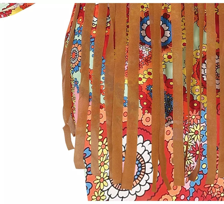 Translation missing: it.Disfraz de Hippie con vestido corto para mujer