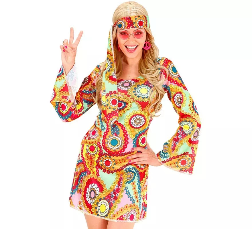 Translation missing: it.Disfraz de Hippie coqueta para mujer