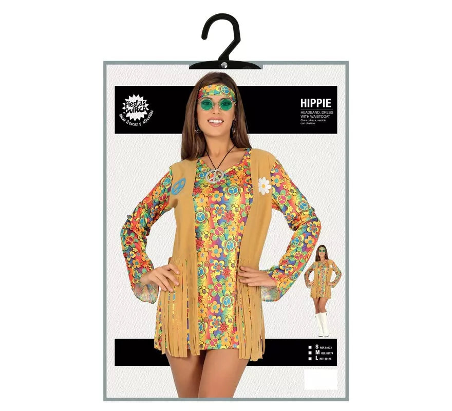 Translation missing: it.Disfraz de Hippie corto para mujer