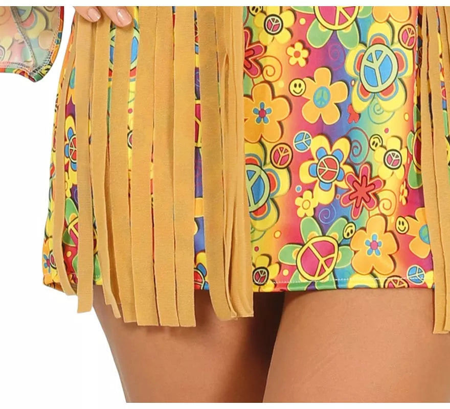 Translation missing: it.Disfraz de Hippie corto para mujer