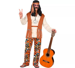 Costume hippie con frange lunghe per uomo