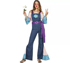 Costume floreale hippie per una donna