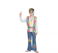 Costume hippie di fiori per un ragazzo