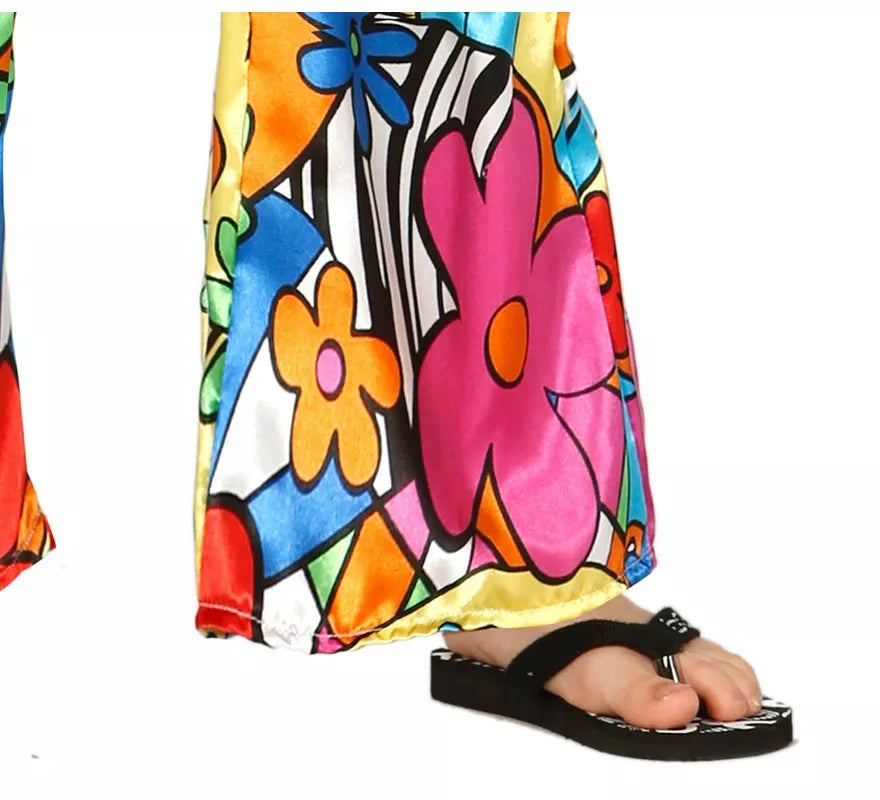 Translation missing: it.Disfraz de Hippie Florido para niños