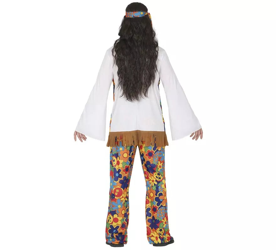 Translation missing: it.Disfraz de Hippie Flower para hombre