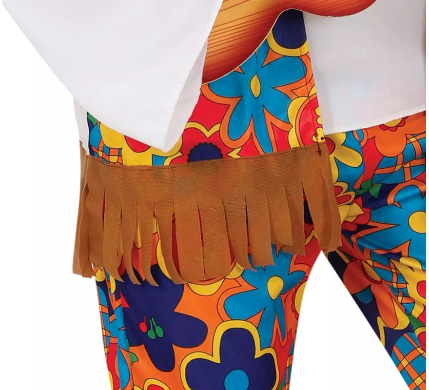 Translation missing: it.Disfraz de Hippie Flower para hombre