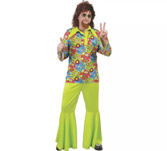 Costume da hippie flower power per un uomo