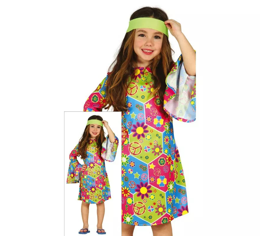 Translation missing: it.Disfraz de Hippie Girl para niña